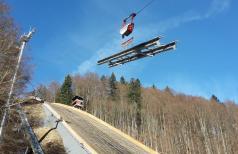 Materialseilbahn Skiflugschanze Oberstdorf
